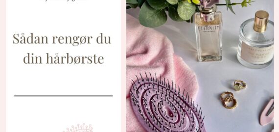 Sådan rengør du din hårbørste