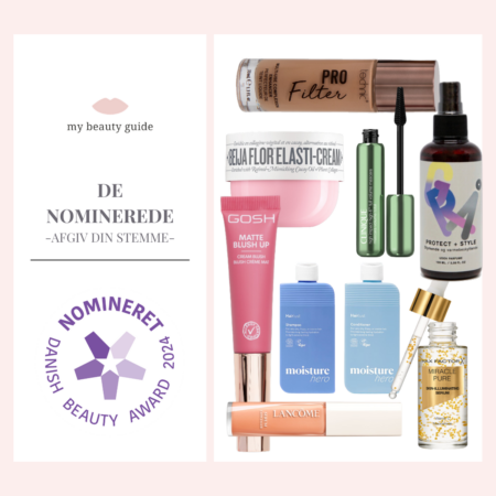 Danish Beauty Award 2024 – de nominerede til Forbrugerprisen – STEM HER